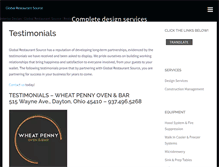 Tablet Screenshot of globalrestaurantsource.com